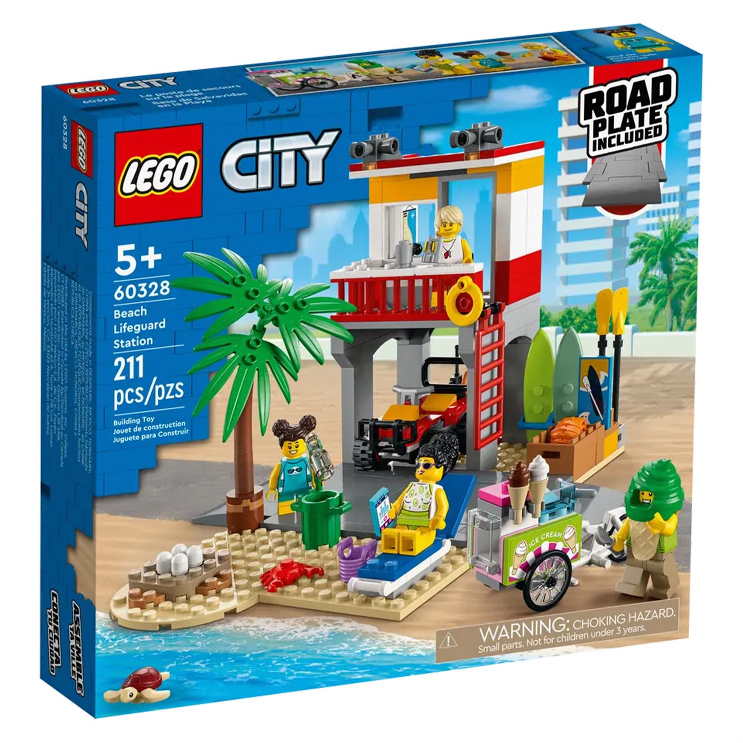 Lego City Plaj Cankurtaran Merkezi 211 Parça 60328  211 Parça 60328