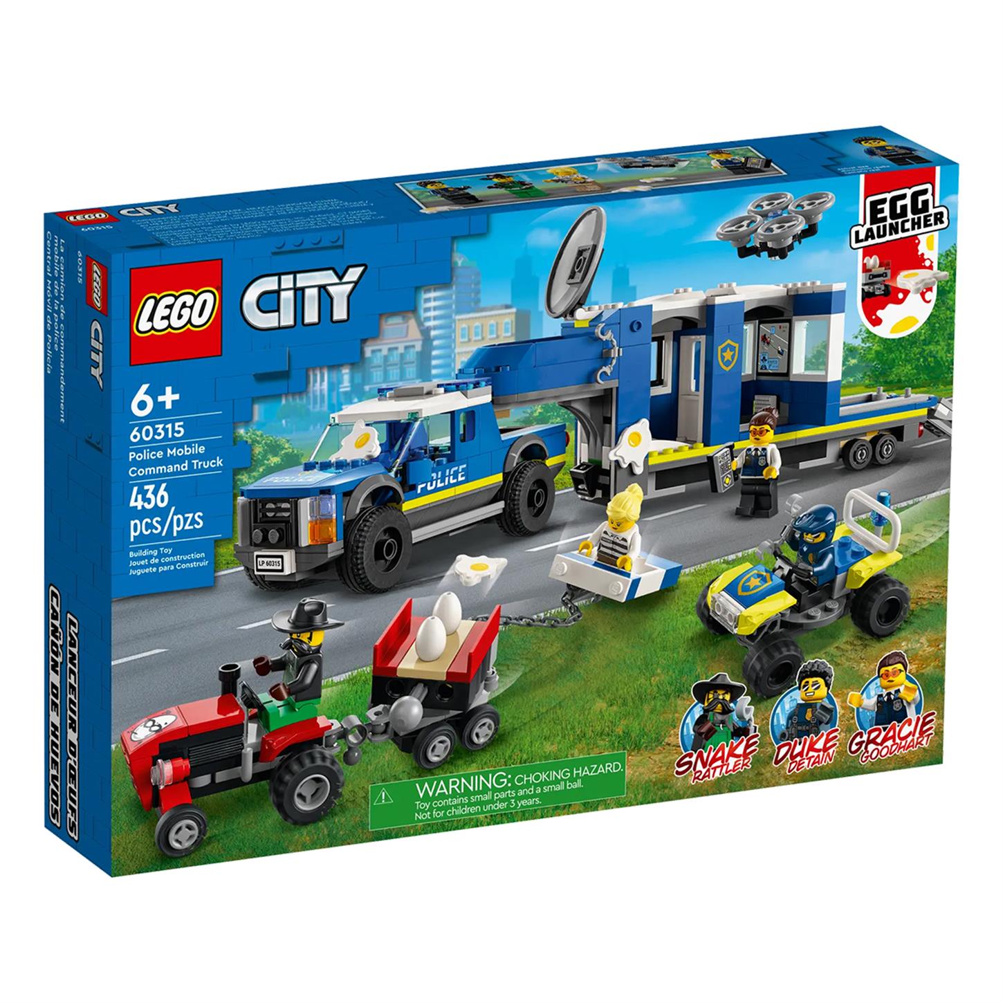 Lego City - Polis Komuta Kamyonu 436 Parça 60315