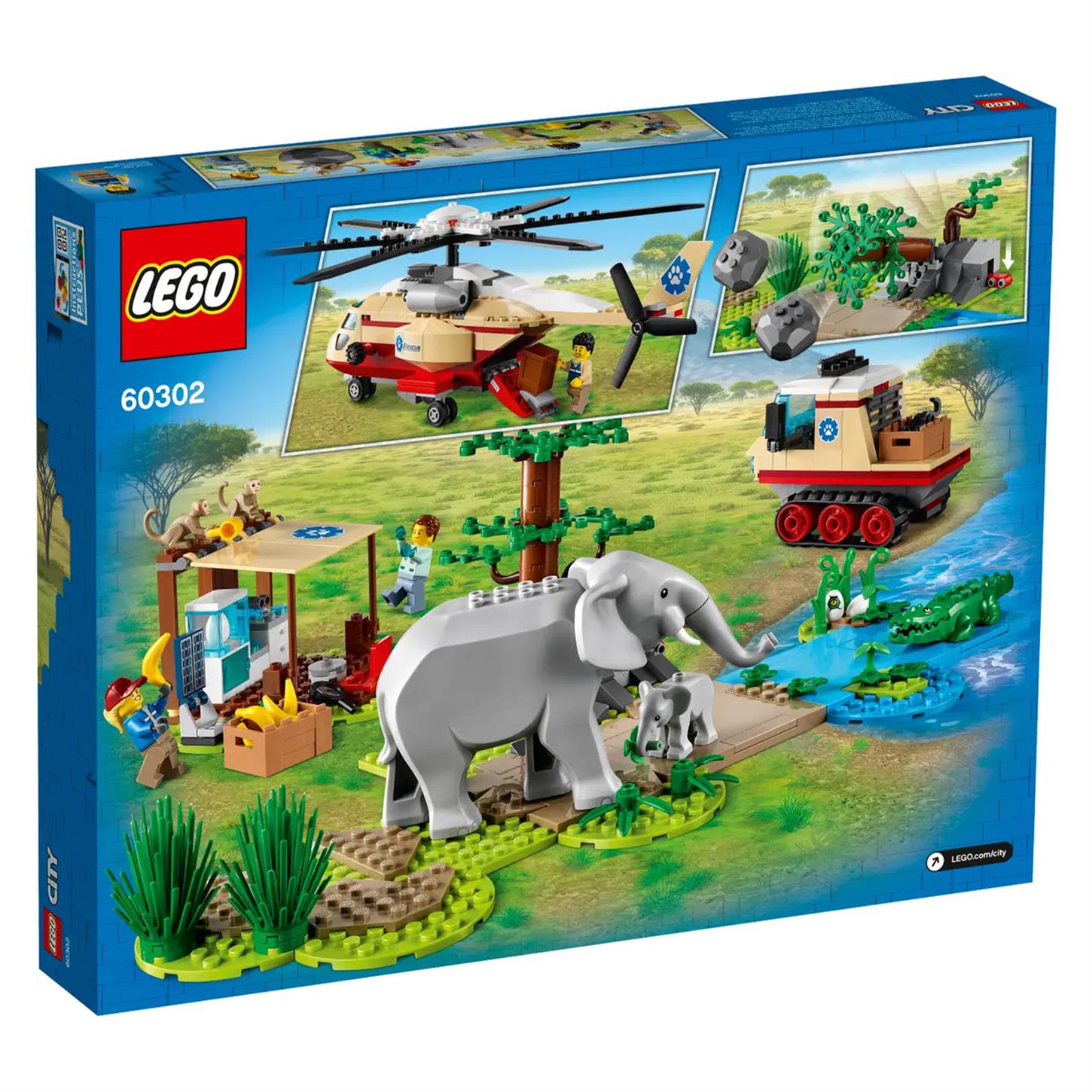 Lego City Vahşi Hayvan Kurtarma Operasyonu 525 Parça 60302
