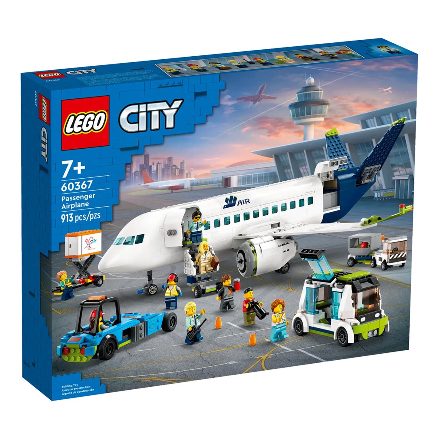 Lego City Yolcu Uçağı, 913 Parça, 60367
