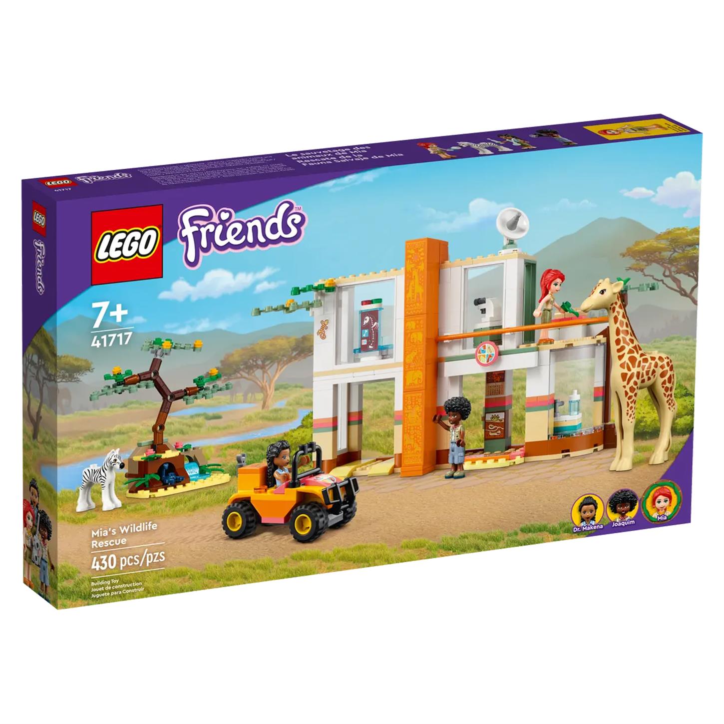 Lego Friends Mianın Vahşi Hayvan Kurtarma Merkezi  430 Parça 41717