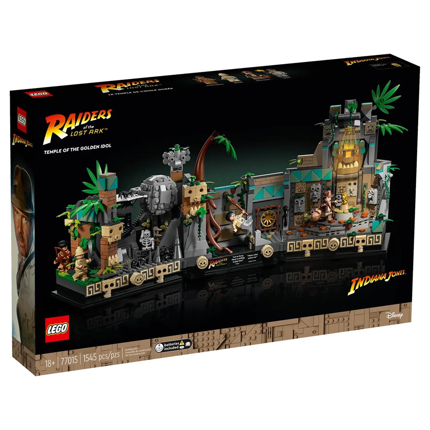 Lego Indiana Jones Altın İdolün Tapınağı 1545  parça +18 yaş 77015