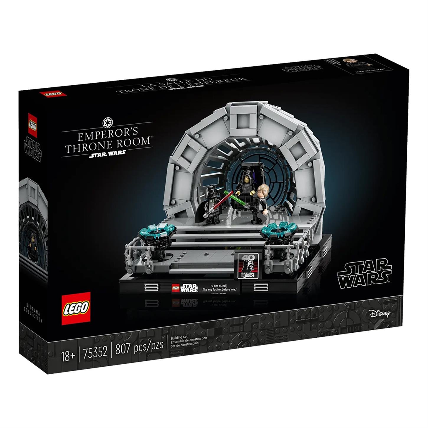 Lego Star Wars Emperors Taht Odası Dioraması 807  Parça 75352