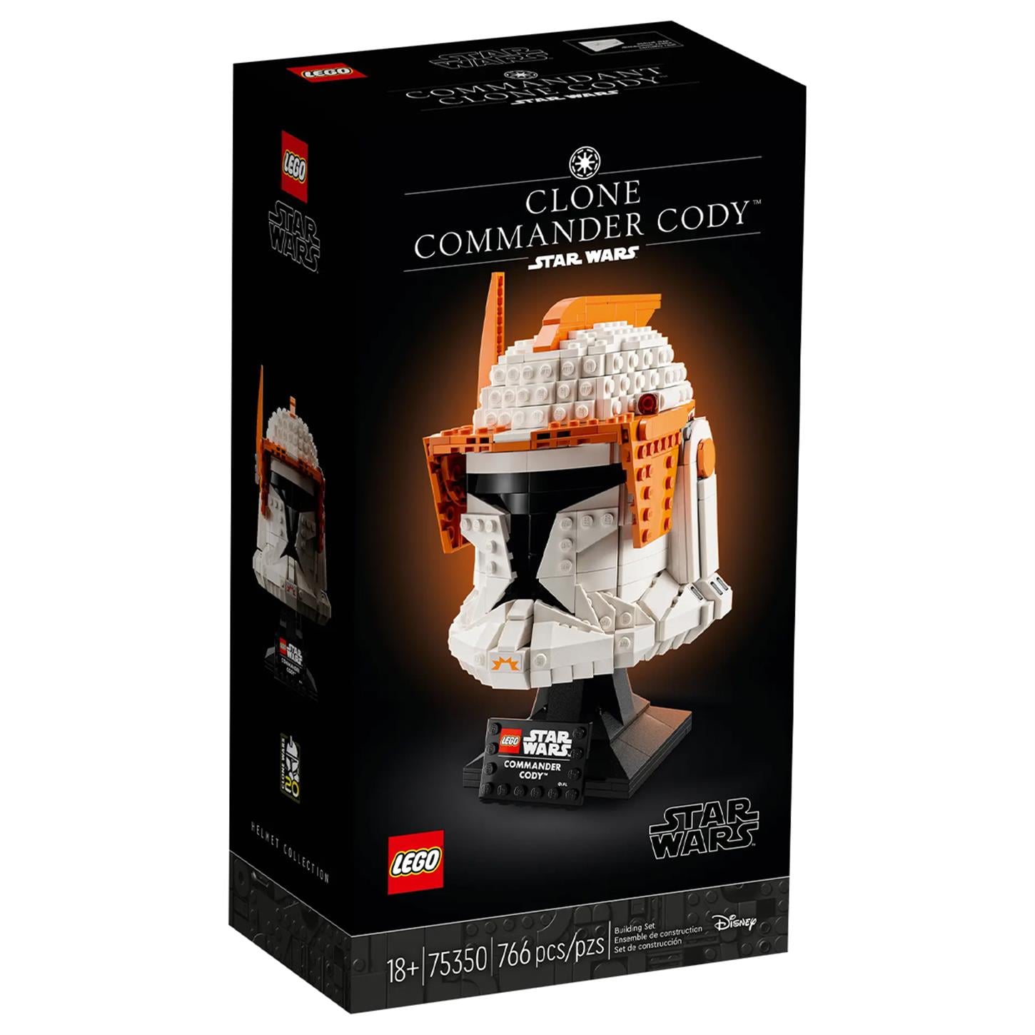 Lego Star Wars Klon Komutanı Cody Kaskı, 766 Parça , 75350