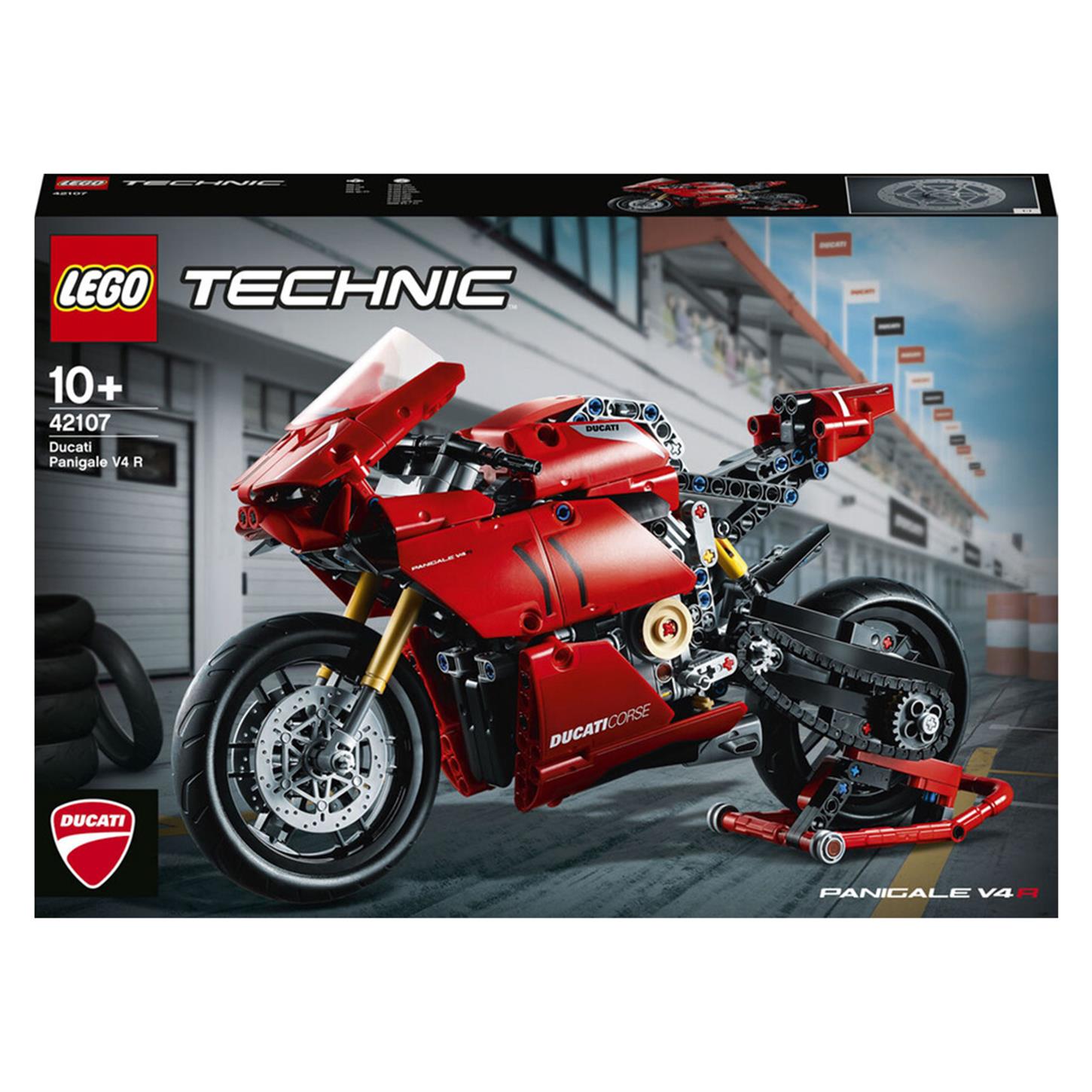 Lego Technic Ducati Panigale V4 R 646 Parça 42107 yaş 42107