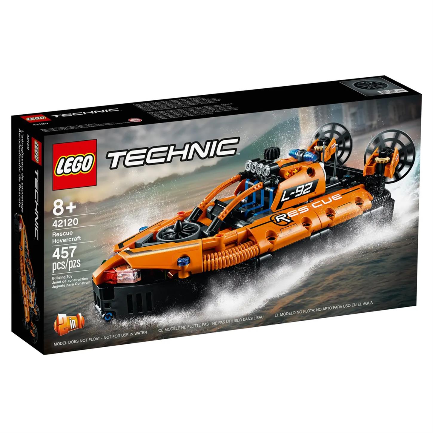 Lego Technic Kurtarma Hoverkraftı 457 Parça 42120  457 Parça 42120