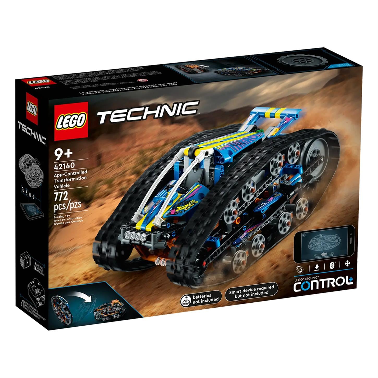 Lego Technic Uygulama Kumandalı Dönüşüm Aracı, 772 Parça, 42140