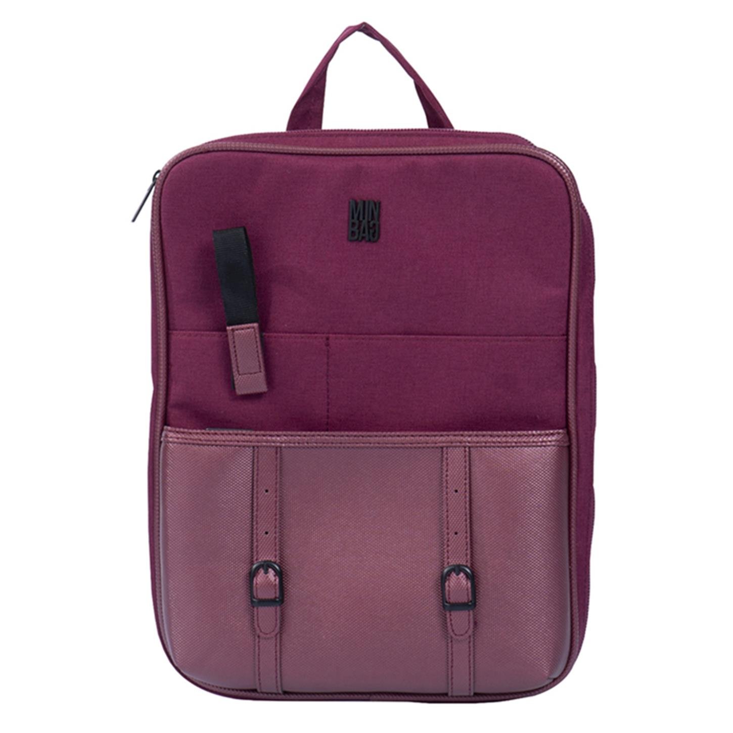 Minbag Aspen Lux A4 Laptop Ve Tablet Çantası  (13 INCH) (27x36cm) Bordo