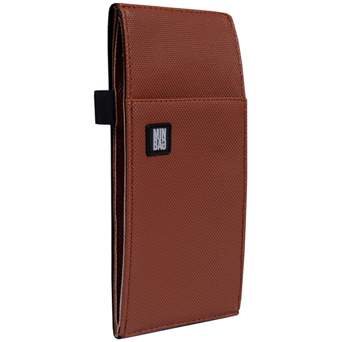 Minbag Çok Amaçlı Defter-Ajanda Çantası (A5-11x24)  Kahverengi