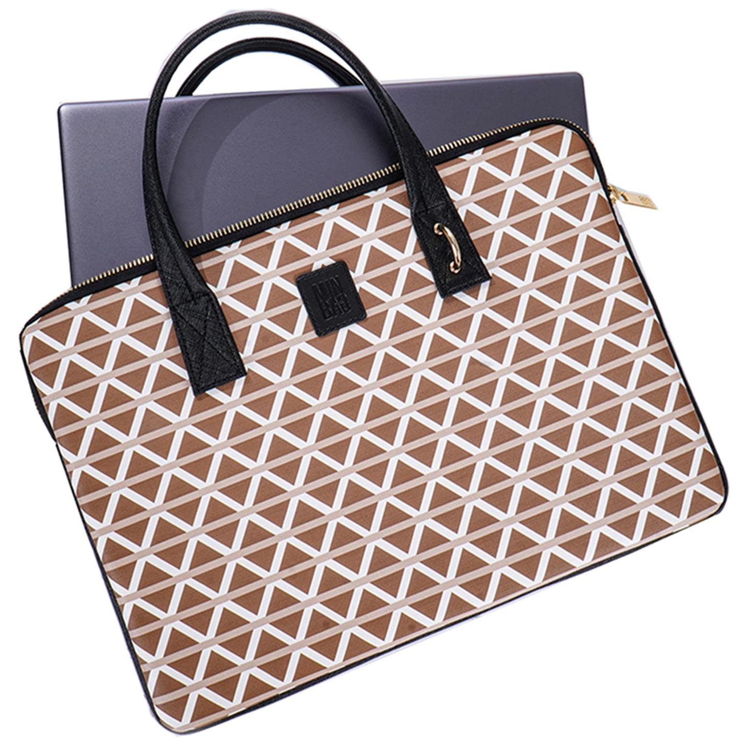 Minbag Marin Laptop Çantası (13 INCH) Kahverengi