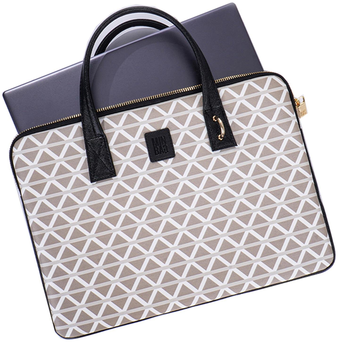 Minbag Marin Laptop Çantası (13 INCH) Krem