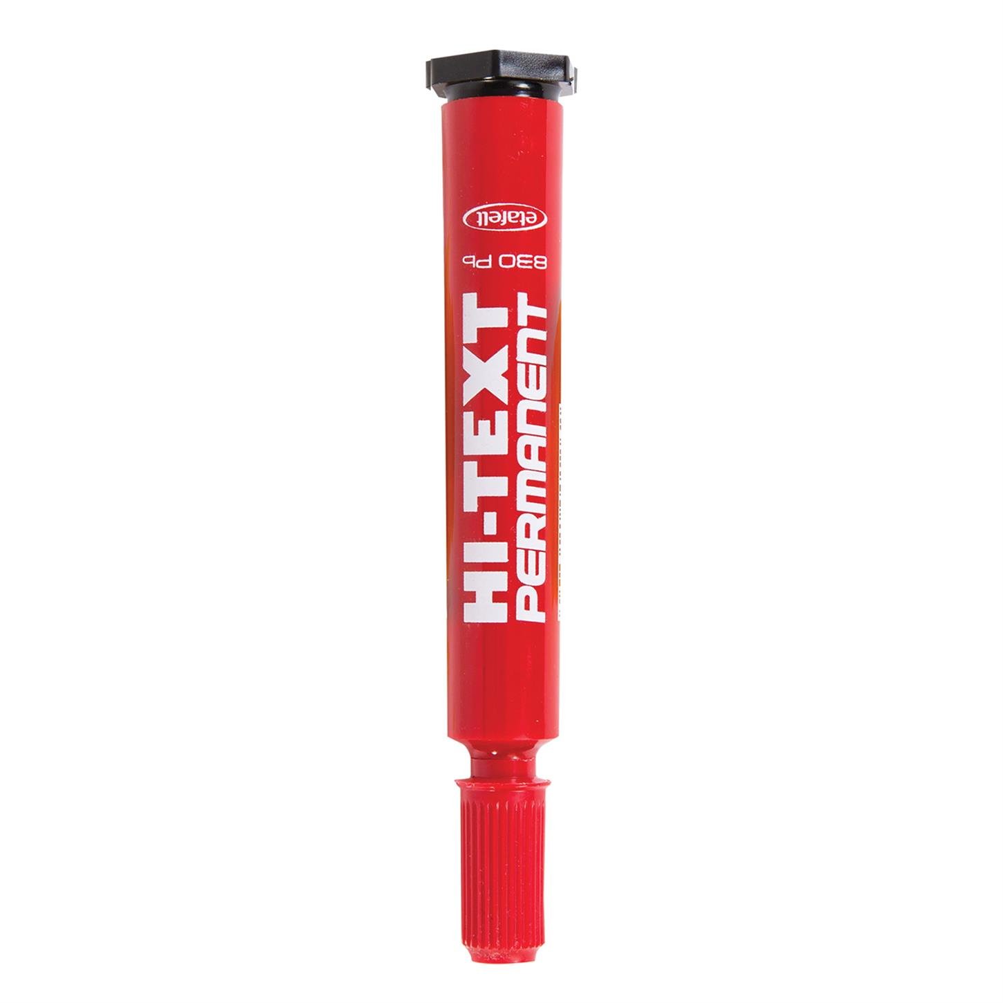 Noki 830-PB Hı-Text Marker Yuvarlak Uç, Kırmızı