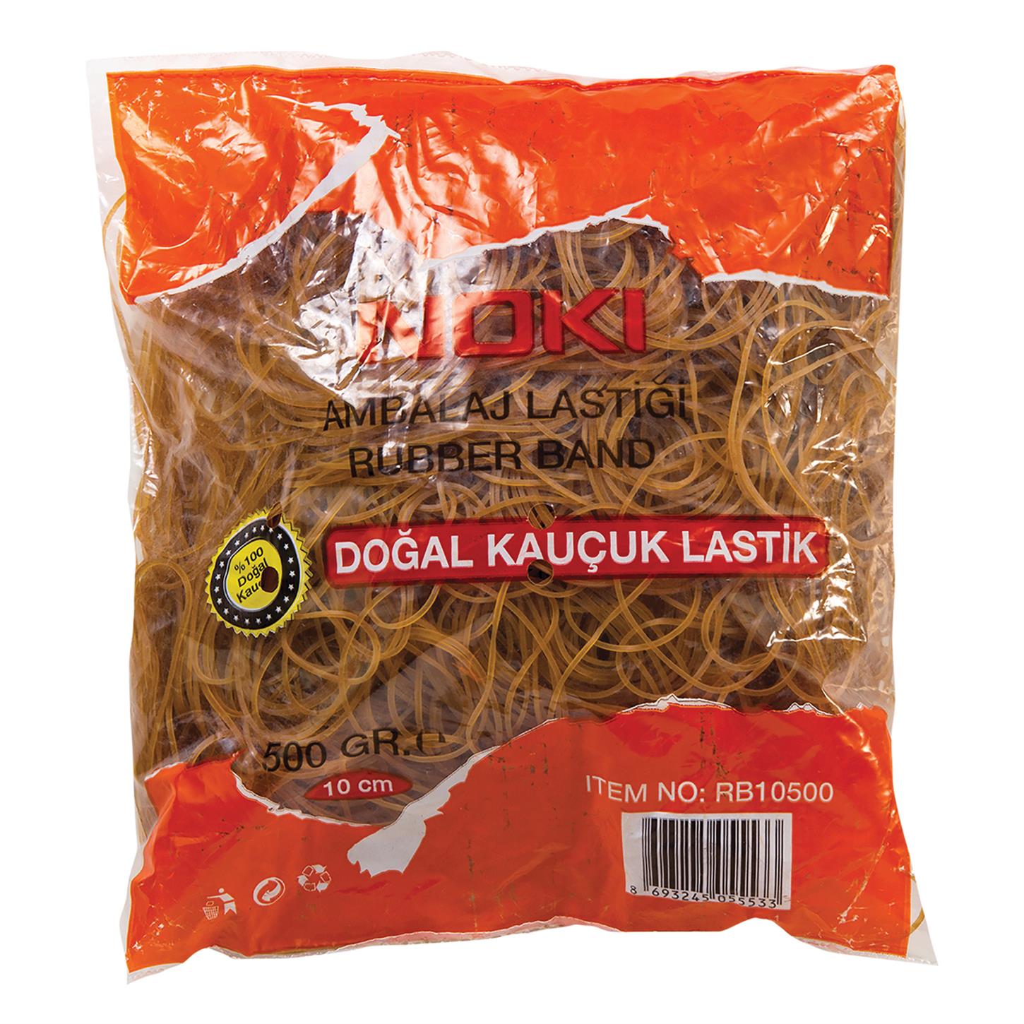 Noki Ambalaj Lastiği, %100 Kauçuk, 500 gr Poşet,  10 cm