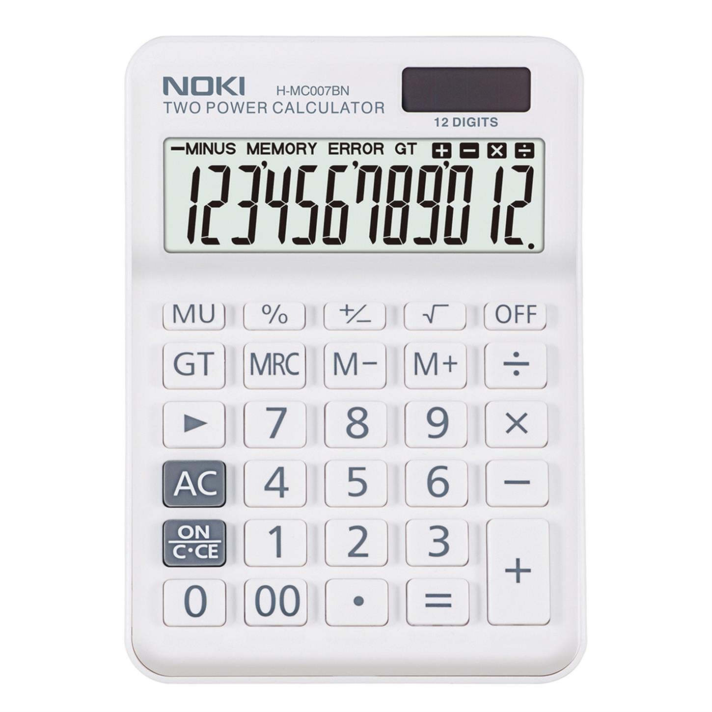 Noki H-MC007BN Hesap Makinesi, Beyaz
