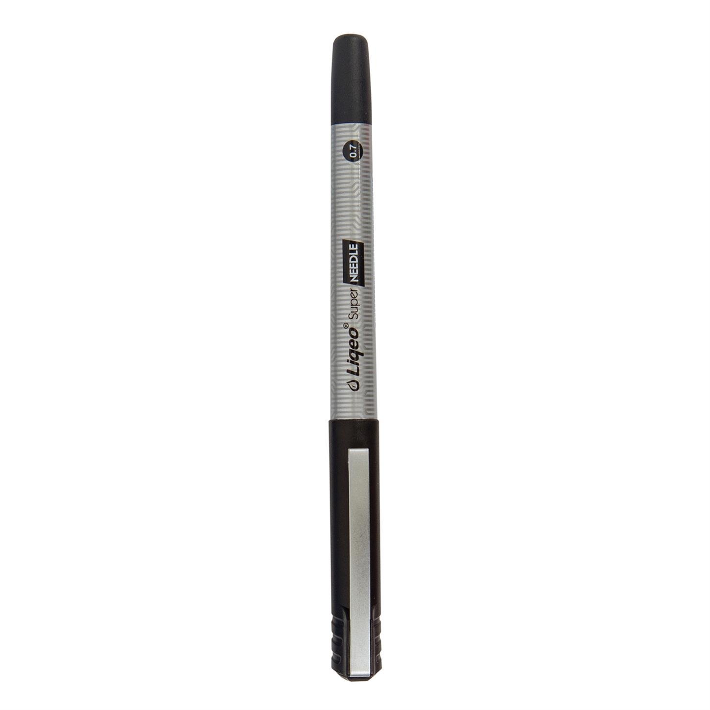 Noki Liqeo İğne Uçlu Kalem, 0.7 mm Uç, Siyah