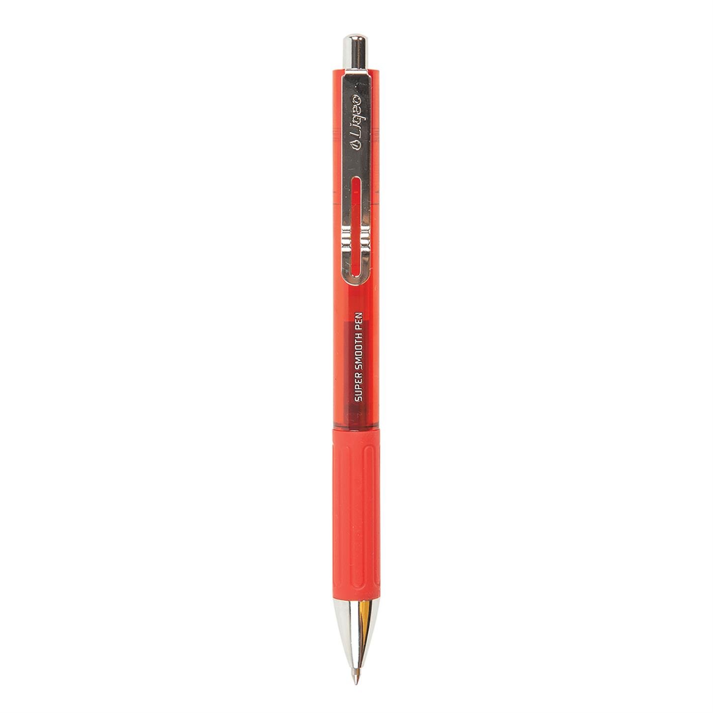 Noki Liqeo Super Smooth Jel Kalem, 0.7 mm Uç,  Kırmızı