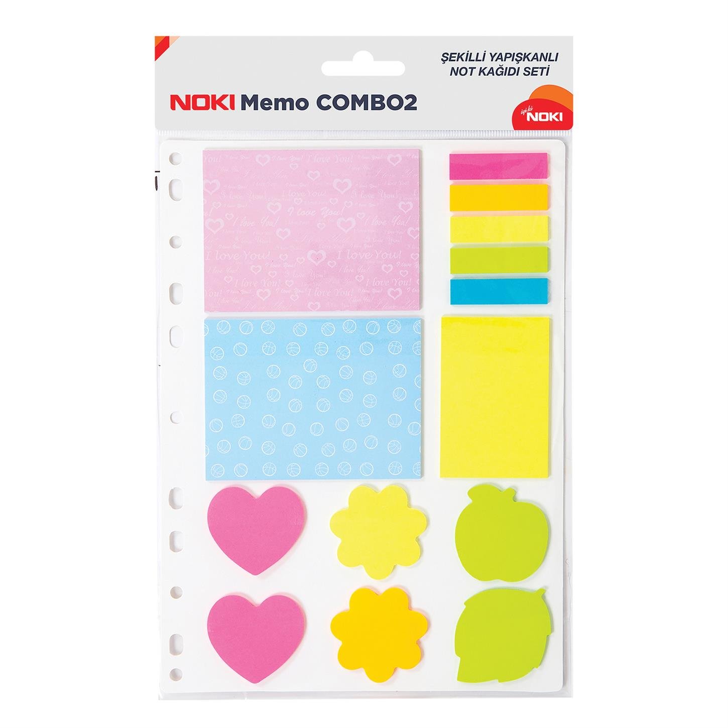 Noki Memo Yapışkanlı Not Kağıdı, Combo 2