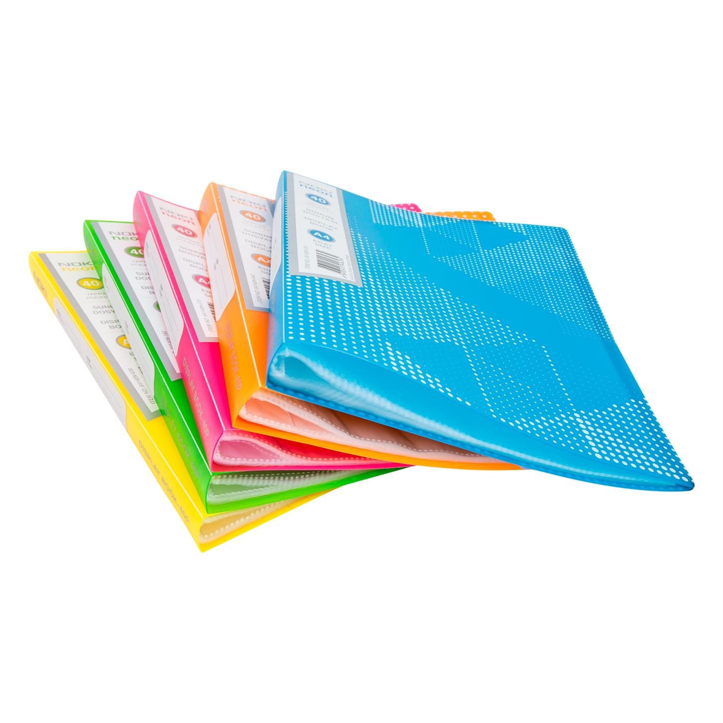 Noki Neon Seri Sunum Dosyası, 40 Yaprak, Yeşil