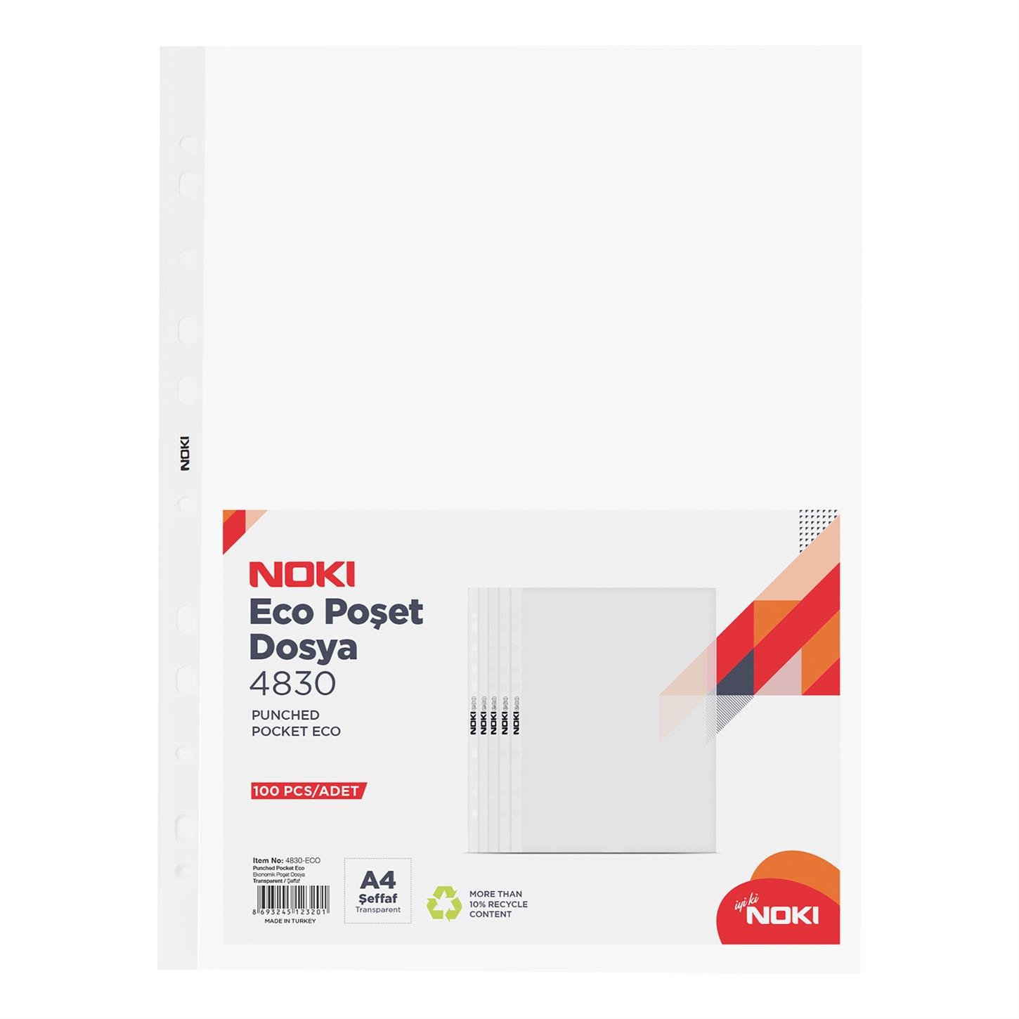 Noki Poşet Dosya Eco 100lü
