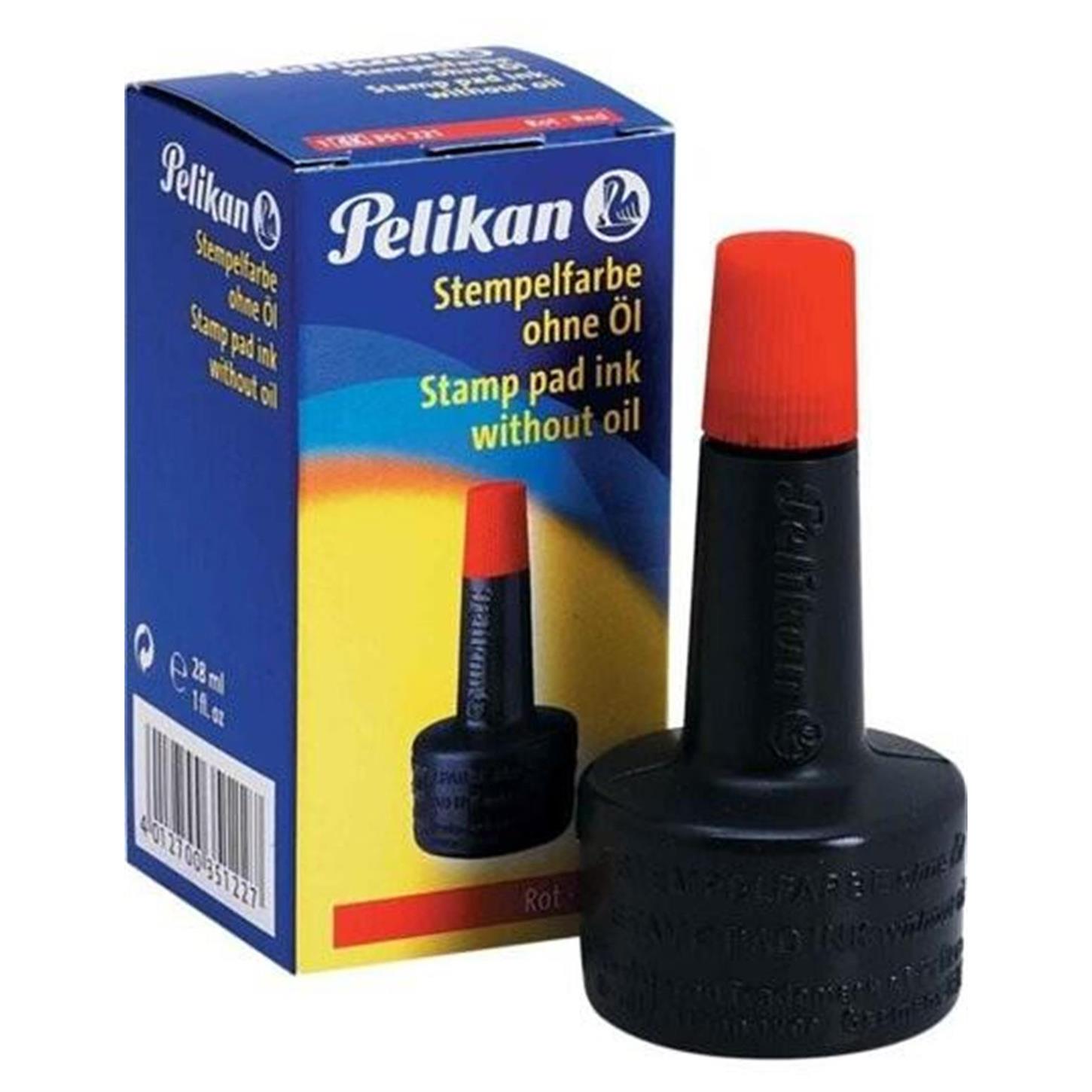Pelikan Stampa Mürekkebi 30 cc Kırmızı