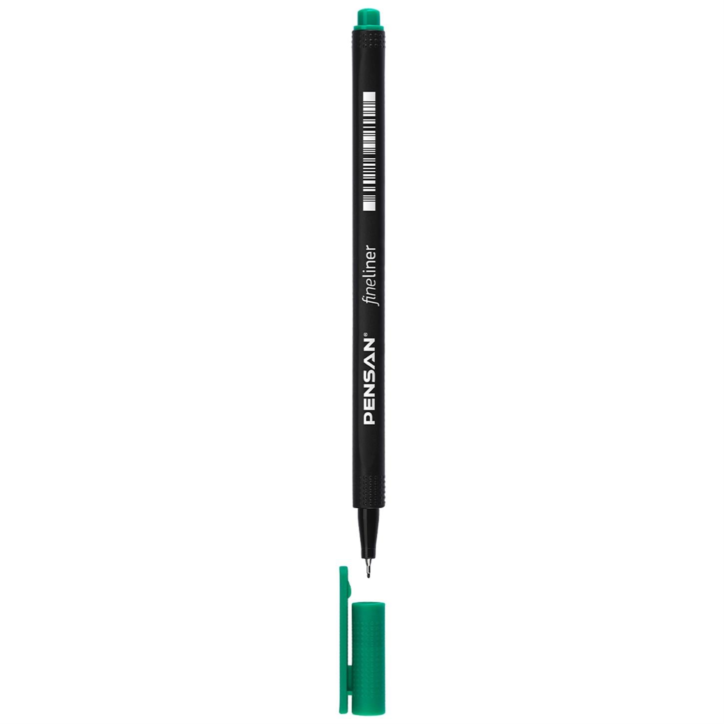 Pensan 6500 Fineliner Keçe Uçlu Kalem, Yeşil