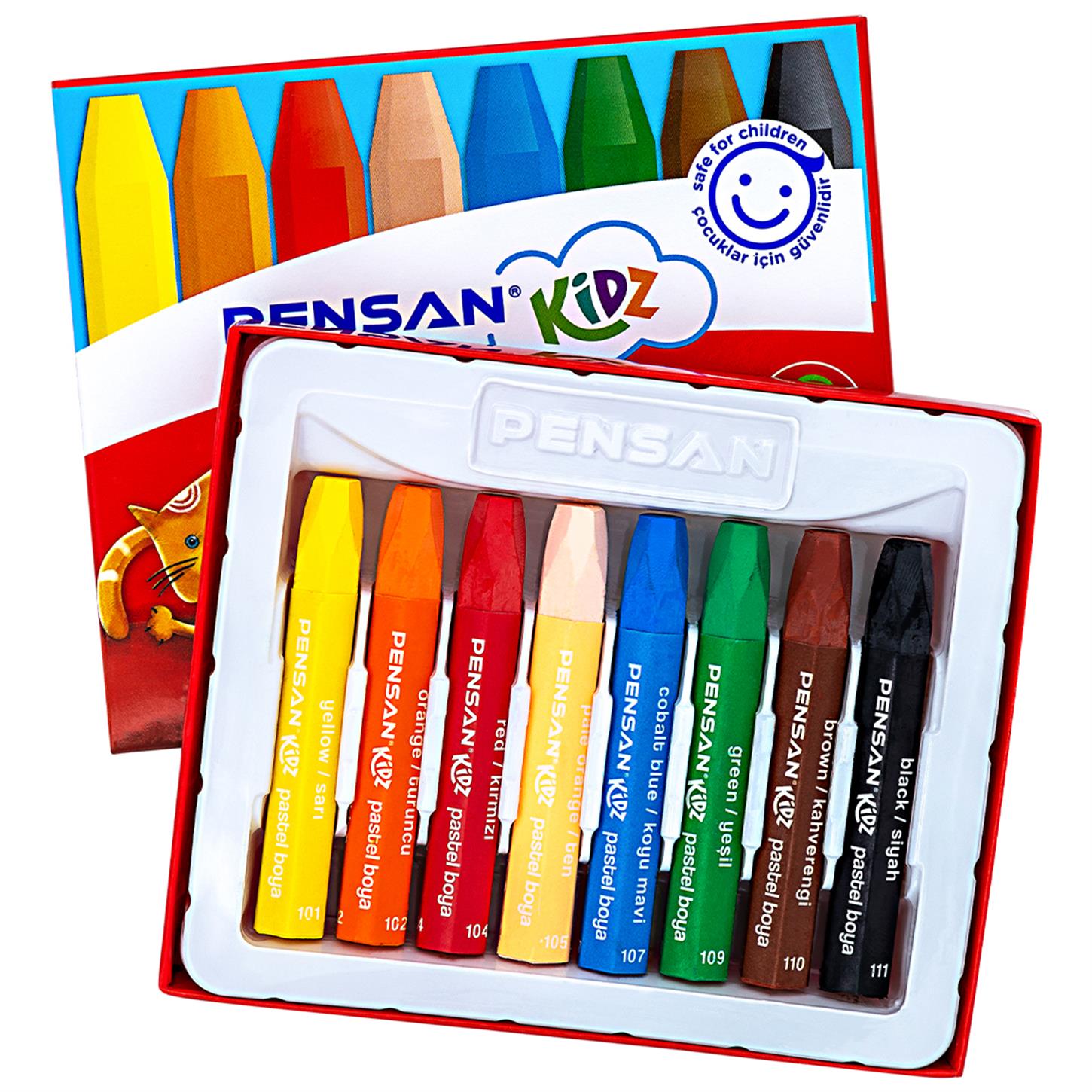 Pensan Kidz Pastel Boya 8 Renk