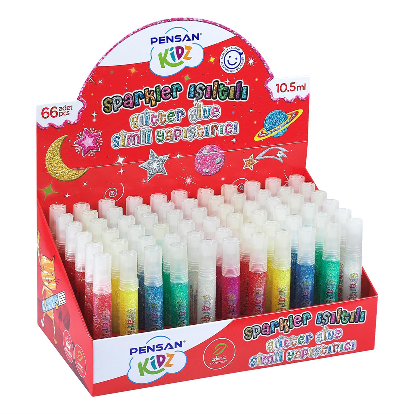 Pensan Kidz Sparkler Işıltılı Simli Yap, 10.5 ml