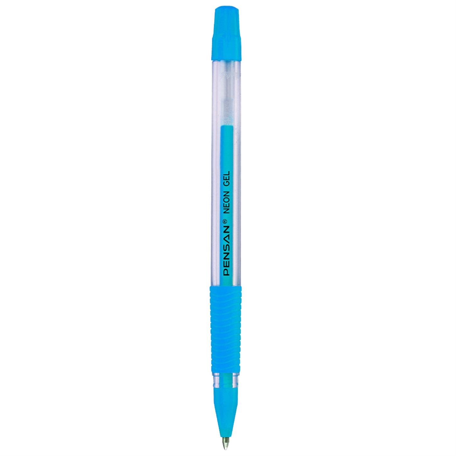 Pensan Neon Jel Tükenmez Kalem 1mm Mavi
