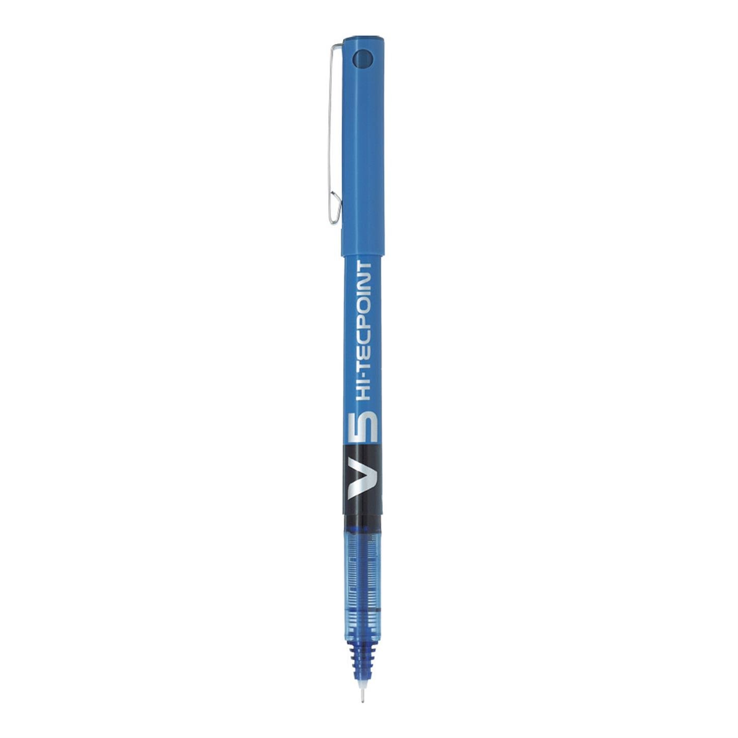 Pilot V5 Roller Kalem İğne Uç Mavi