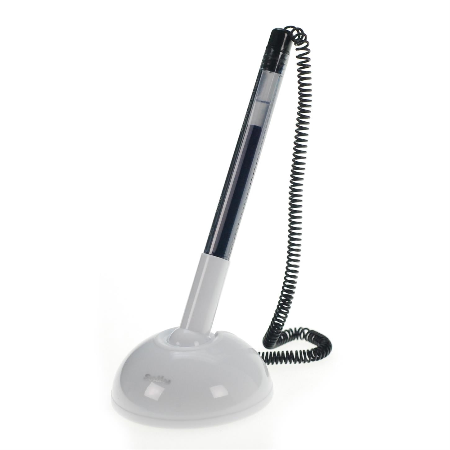 Scrikss Dp-360° Dönebilen Masaüstü Jel Kalem Suya  Dayanıklı 0.7 mm Uç Beyaz