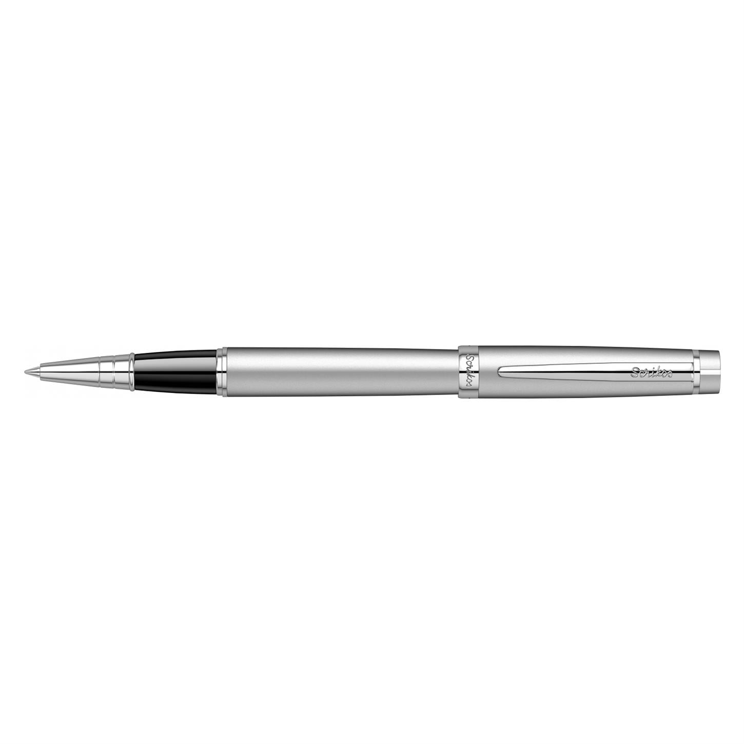 Scrikss Elegance Honour 38 Roller Kalem Mat Krom Kaplama Gövde Krom Kaplama Klips