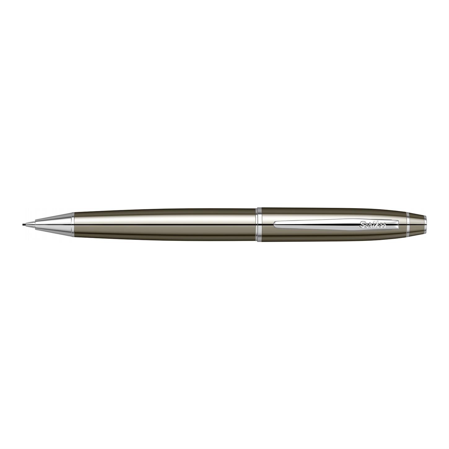 Scrikss Elegance Noble 35 Versatil (Uçlu) Kalem Titanyum Kaplama Gövde Krom Kaplama Klips 0.7 mm U