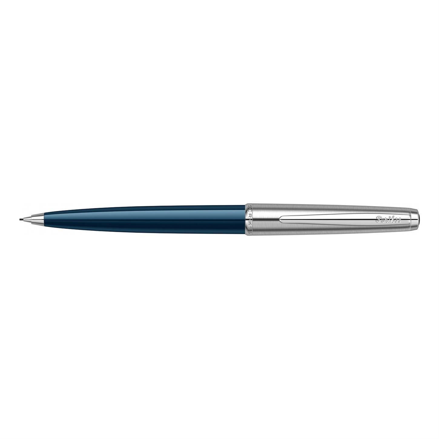 Scrikss Klasik Metropolis 78 Versatil (Uçlu) Kalem Akrilik Gövde Krom Kaplama Klips 0.7 mm Uç Laciver