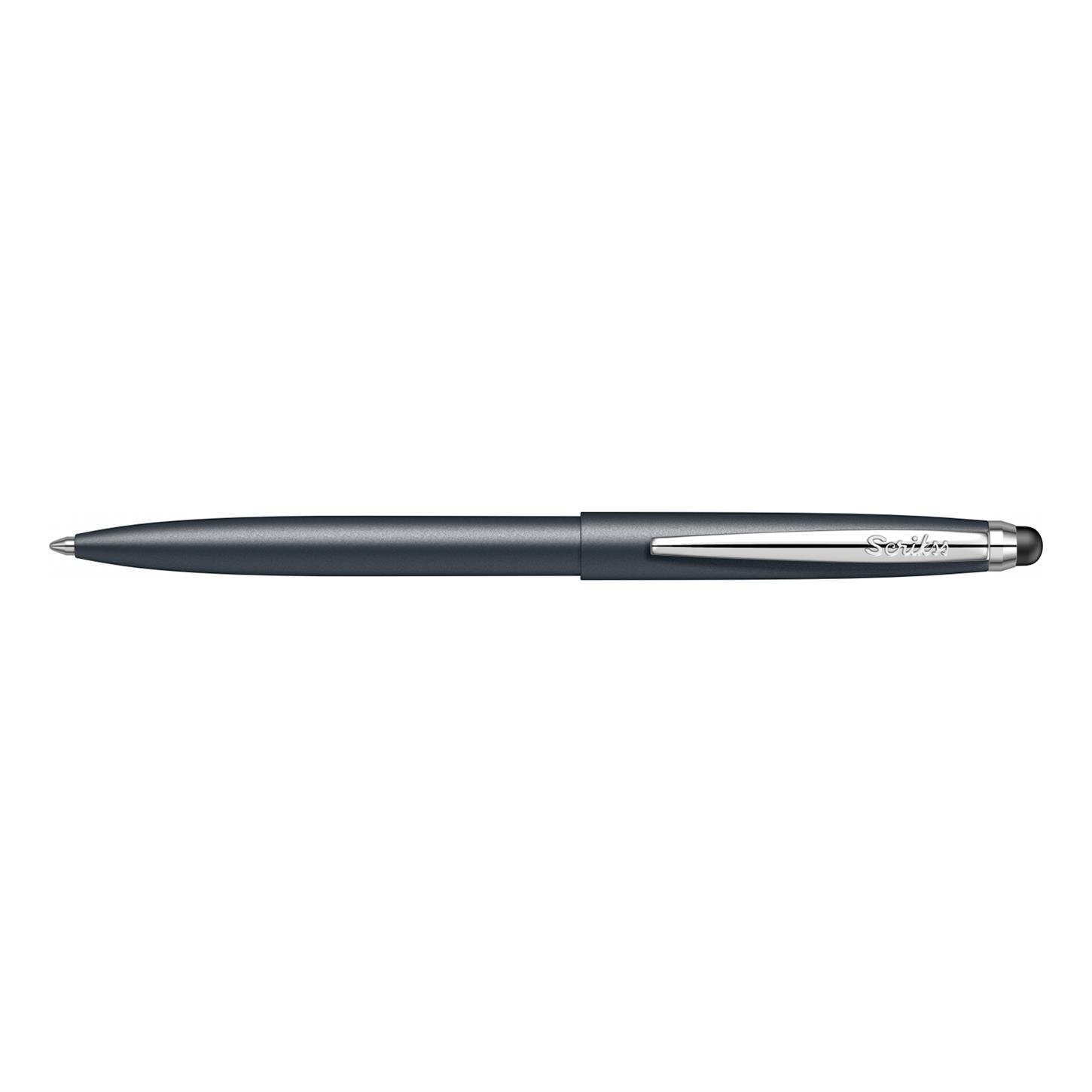 Scrikss Klasik T108 Stylus Tükenmez Kalem Mat Lake Kaplama Gövde Krom Kaplama Klips Touch Pen Özellik