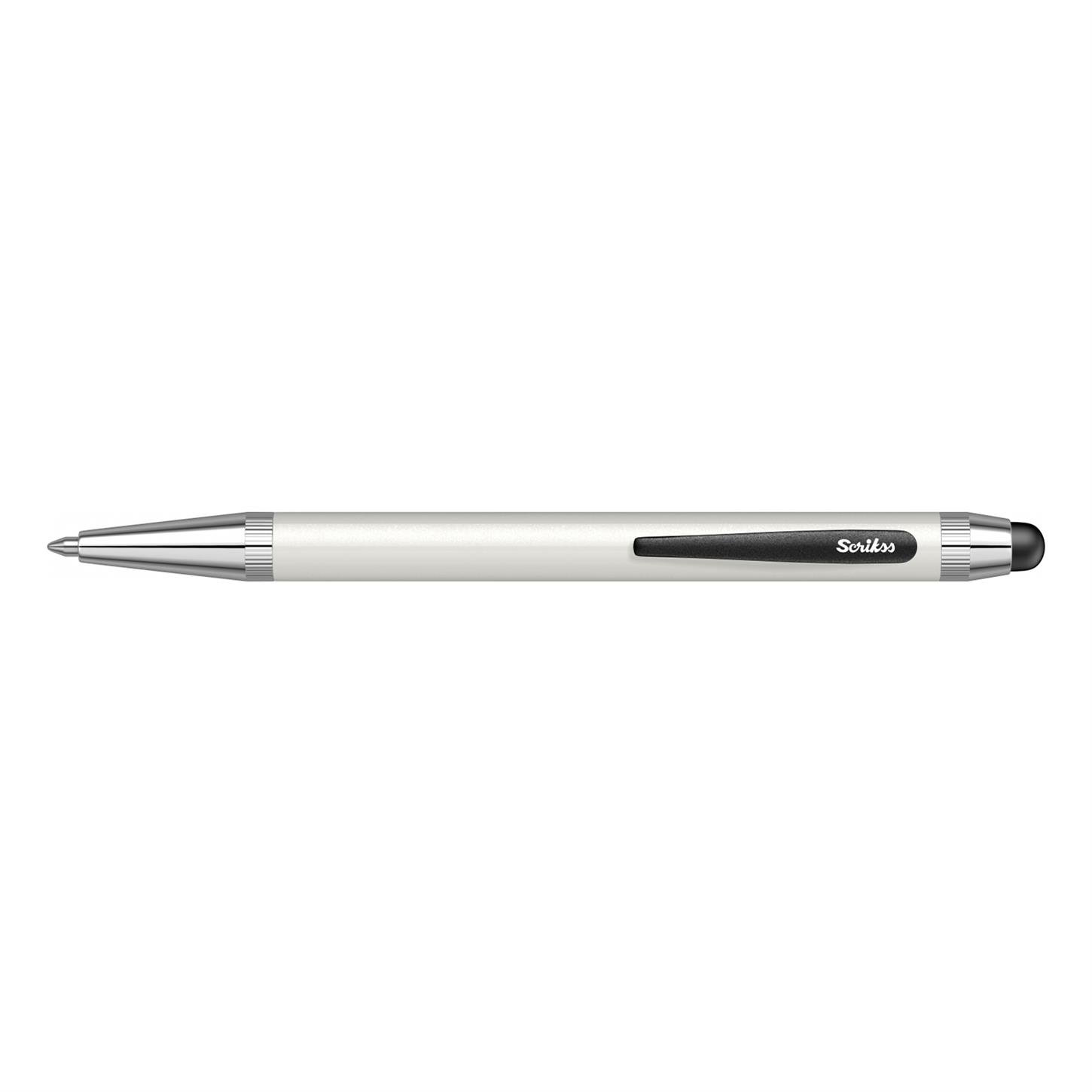 Scrikss Technica Smart Touch Pen 699 Tükenmez Kalem Lake Gövde Siyah Mat Kaplama Klips İnci Beya