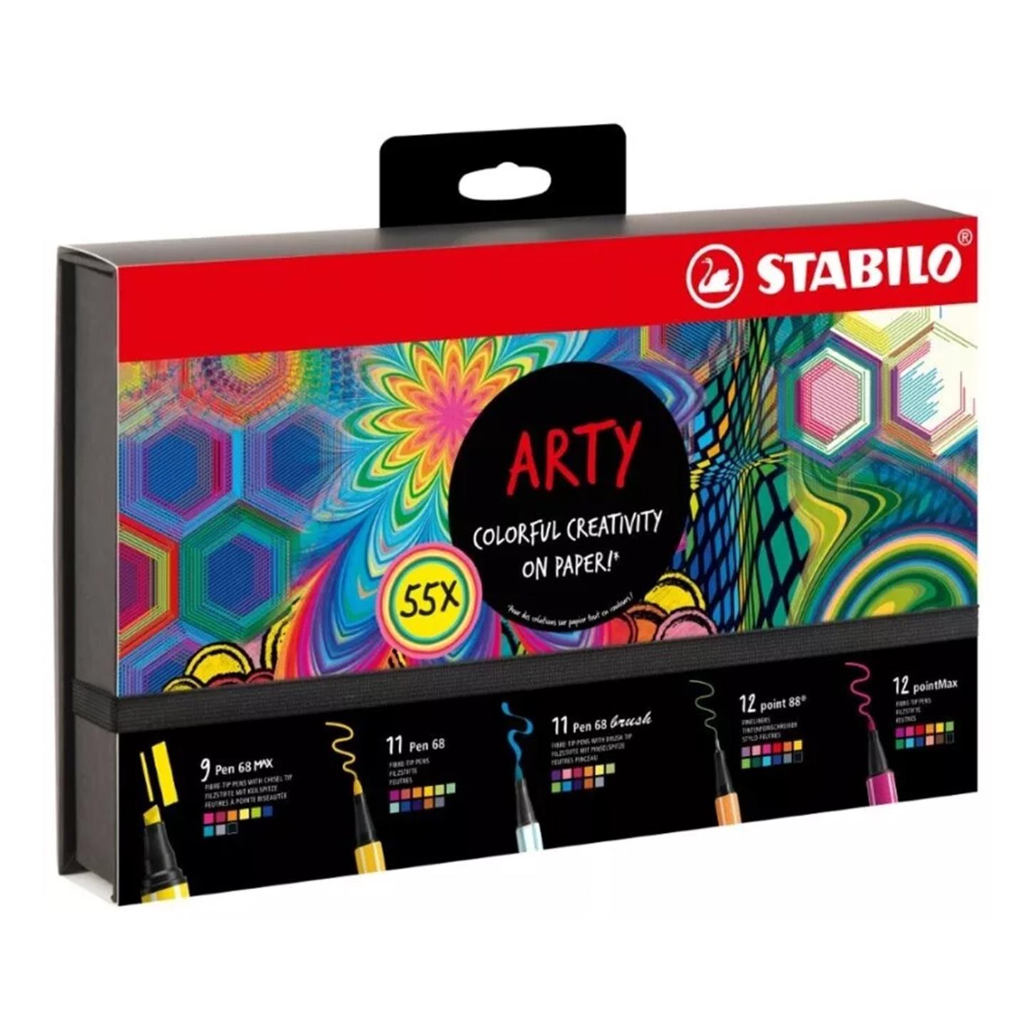 Stabilo Art Kreatif Keçe Uçlu Set 55li