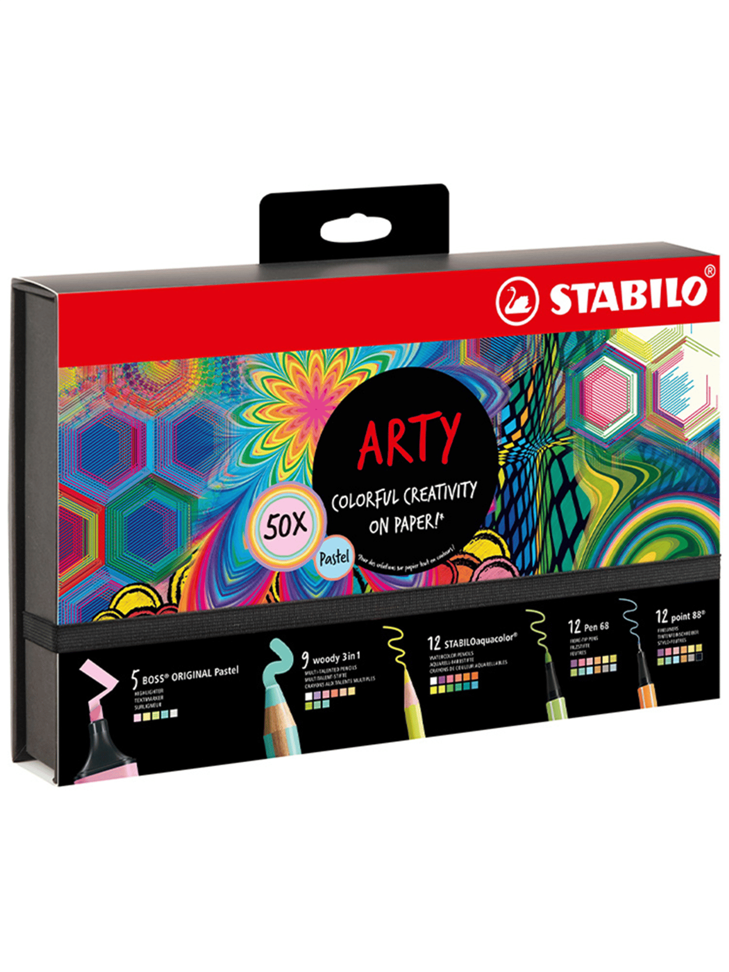 Stabilo Kreatif Pastel Mix Set Arty 50li 77/6-2-20
