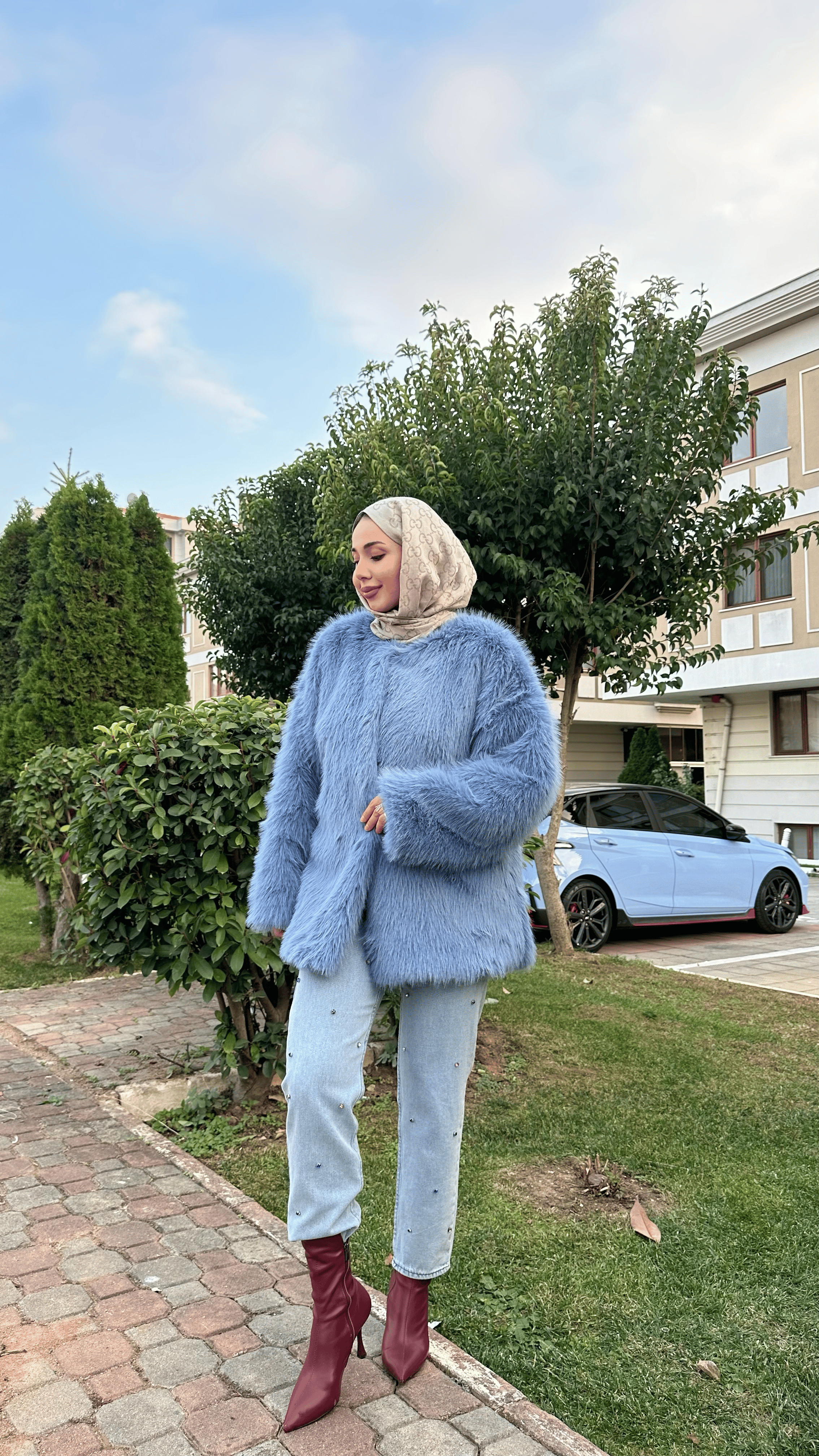 BUZ MAVİSİ KÜRK