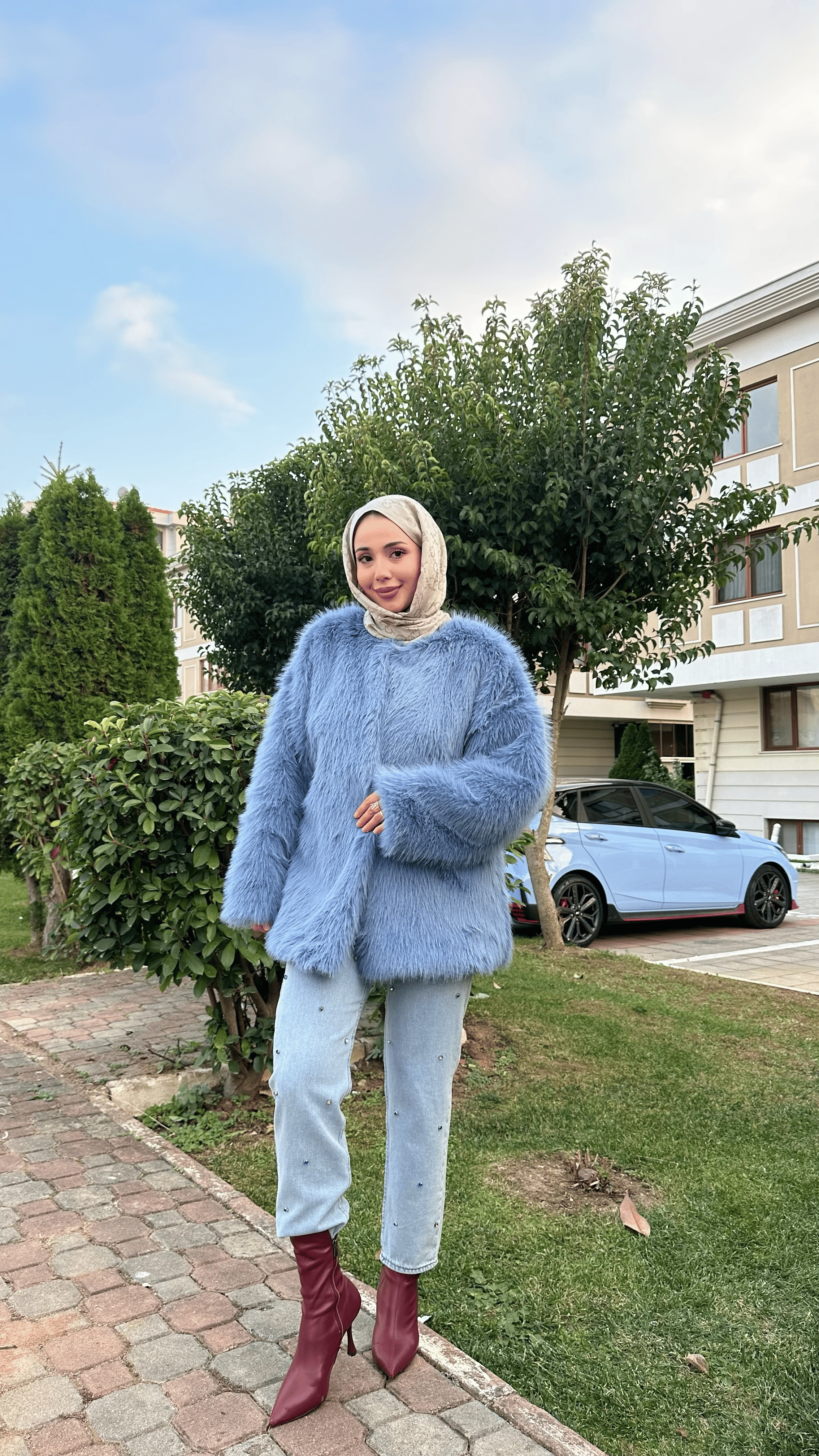 BUZ MAVİSİ KÜRK
