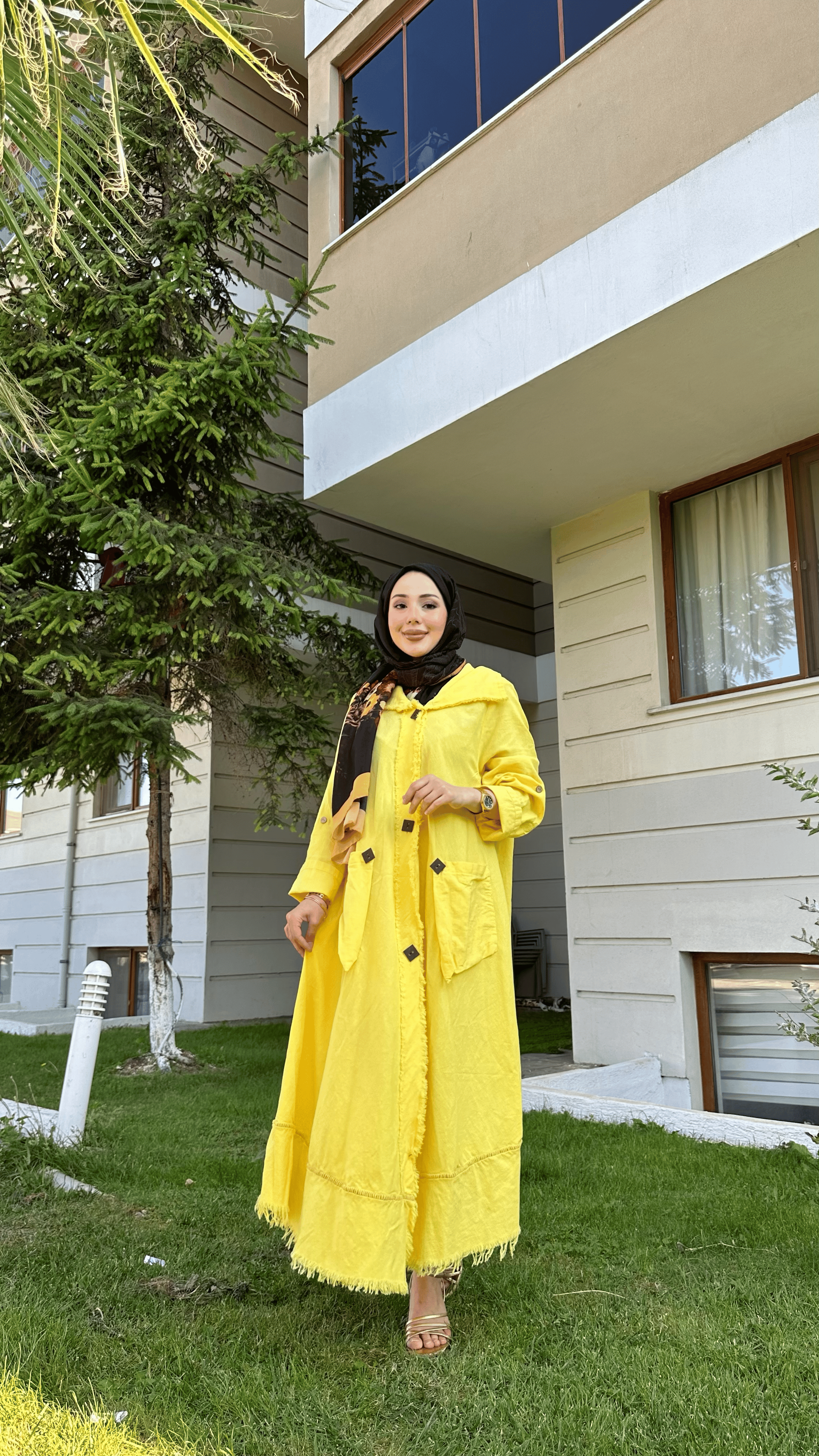 LİMON ÇİÇEĞİ TUNİK ELBİSE