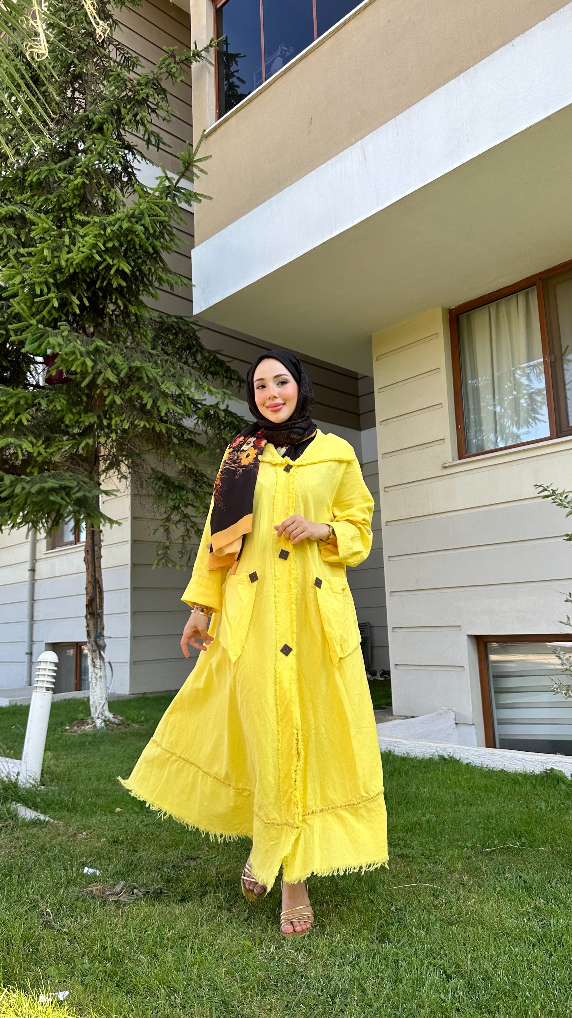 LİMON ÇİÇEĞİ TUNİK ELBİSE