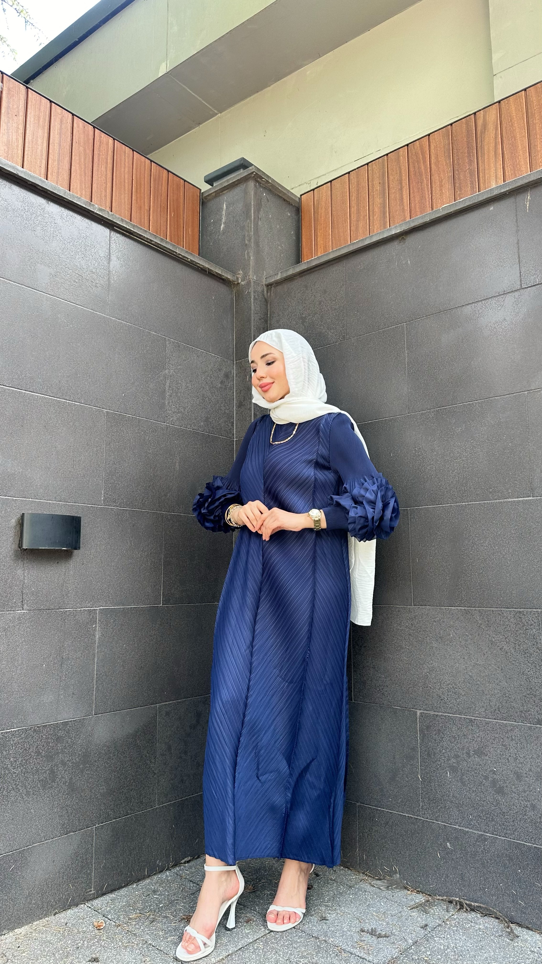 ROSE LACİ ELBİSE