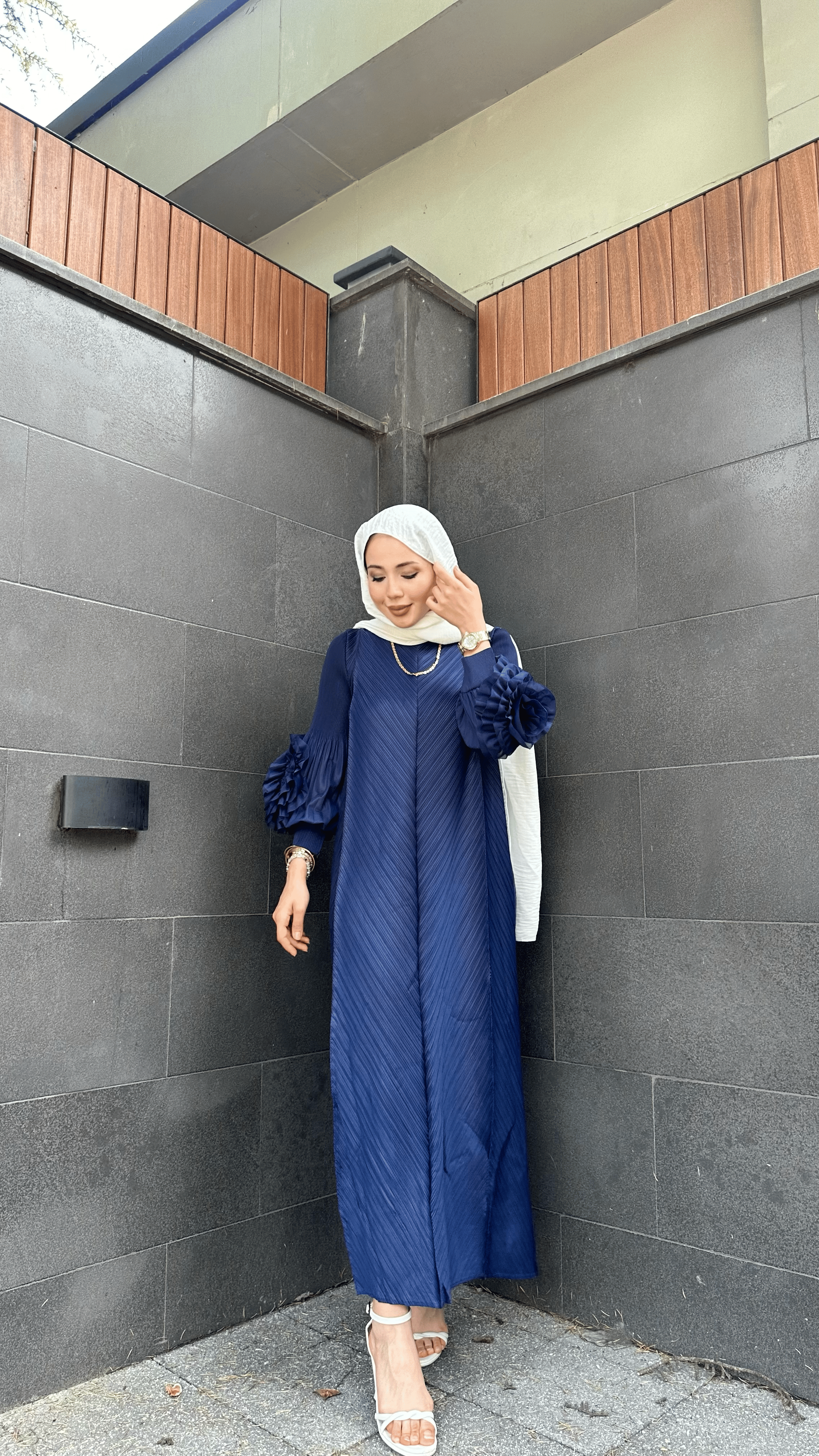 ROSE LACİ ELBİSE