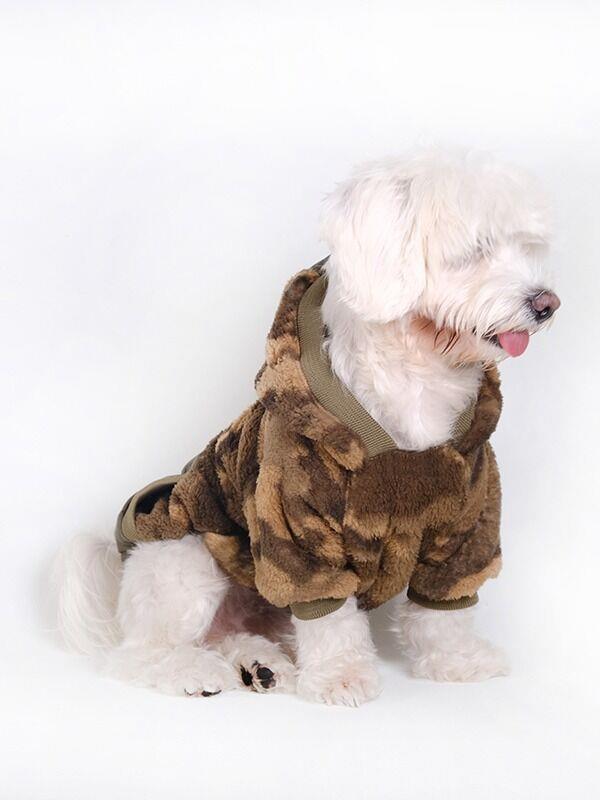 Büyük Irk Kamuflaj Polar Sweatshirt POPS
