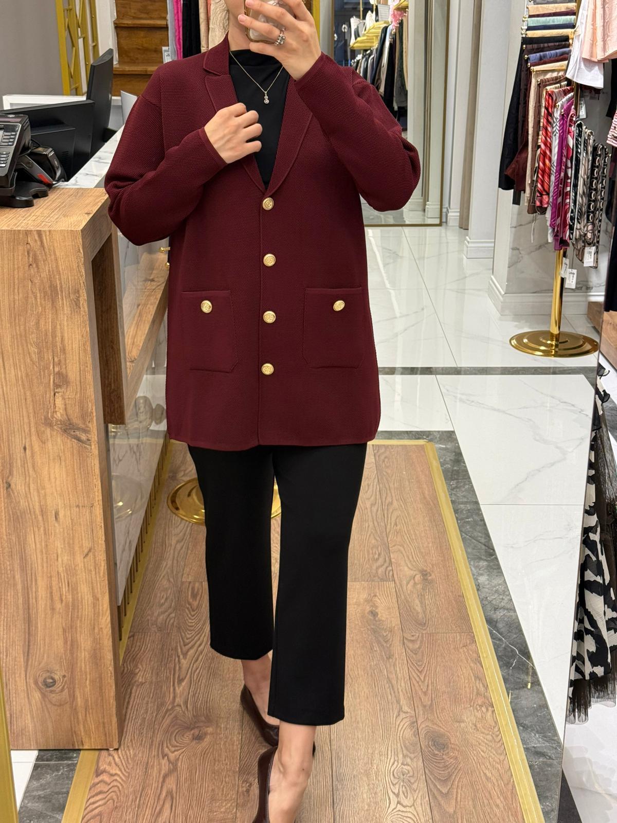 BLAZER TRİKO CEKET