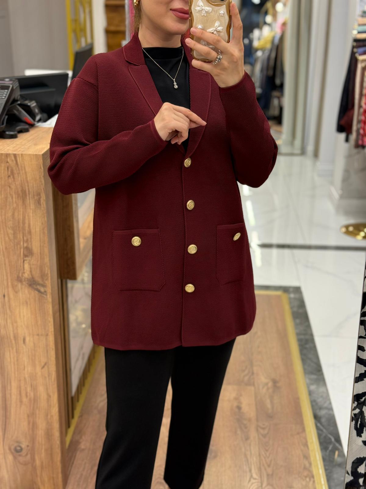 BLAZER TRİKO CEKET