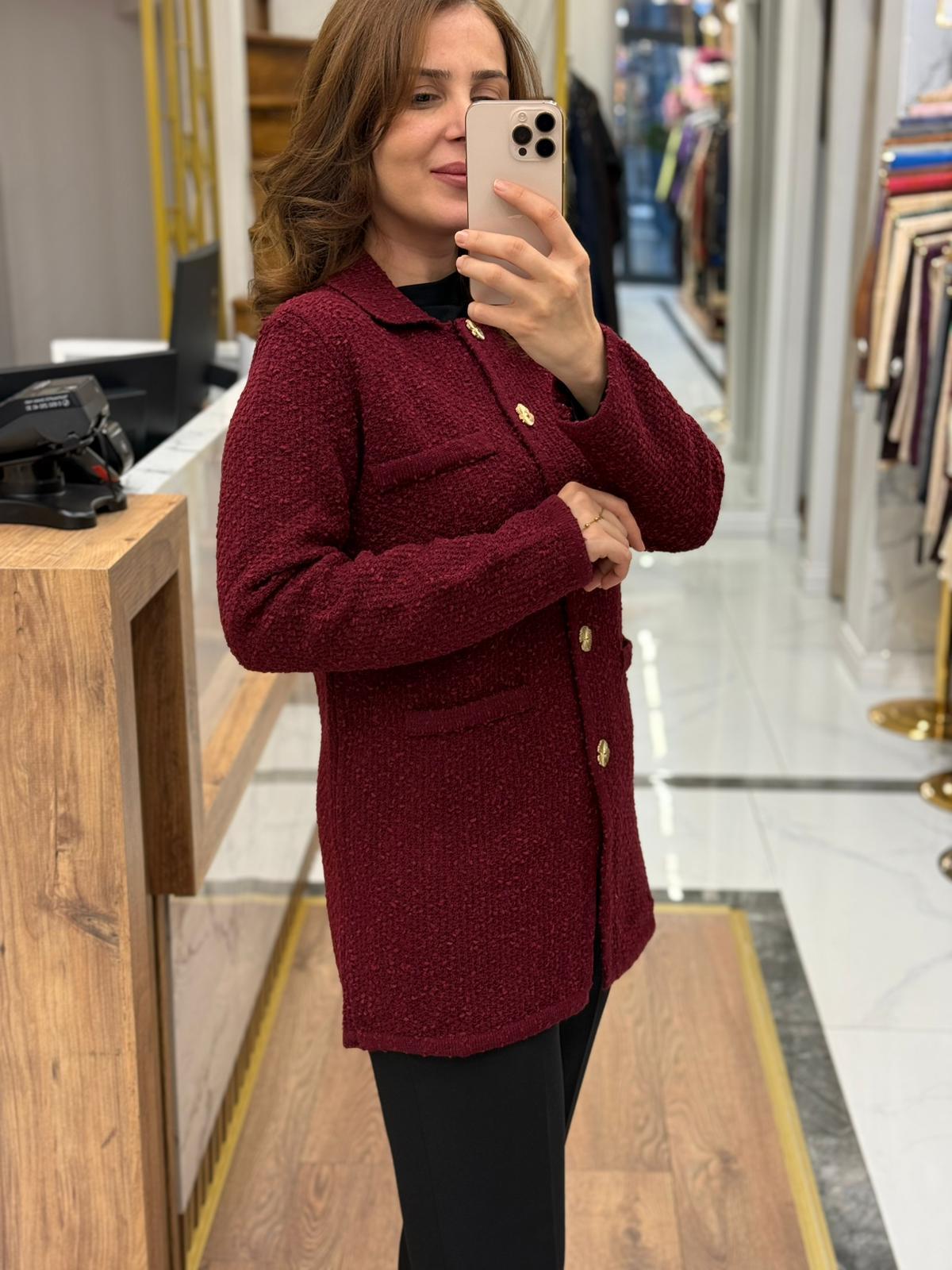 BUKLET TRİKO CEKET