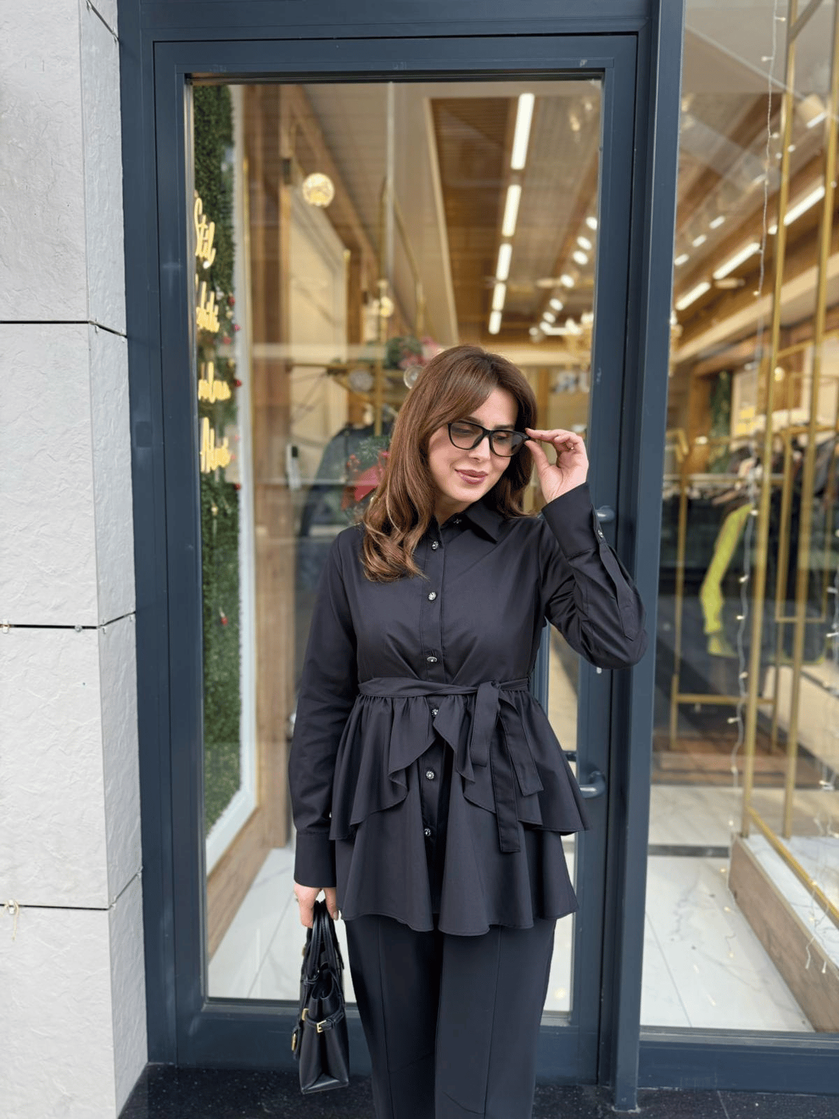 MY312 - ARKASI DANTELLİ TUNİK