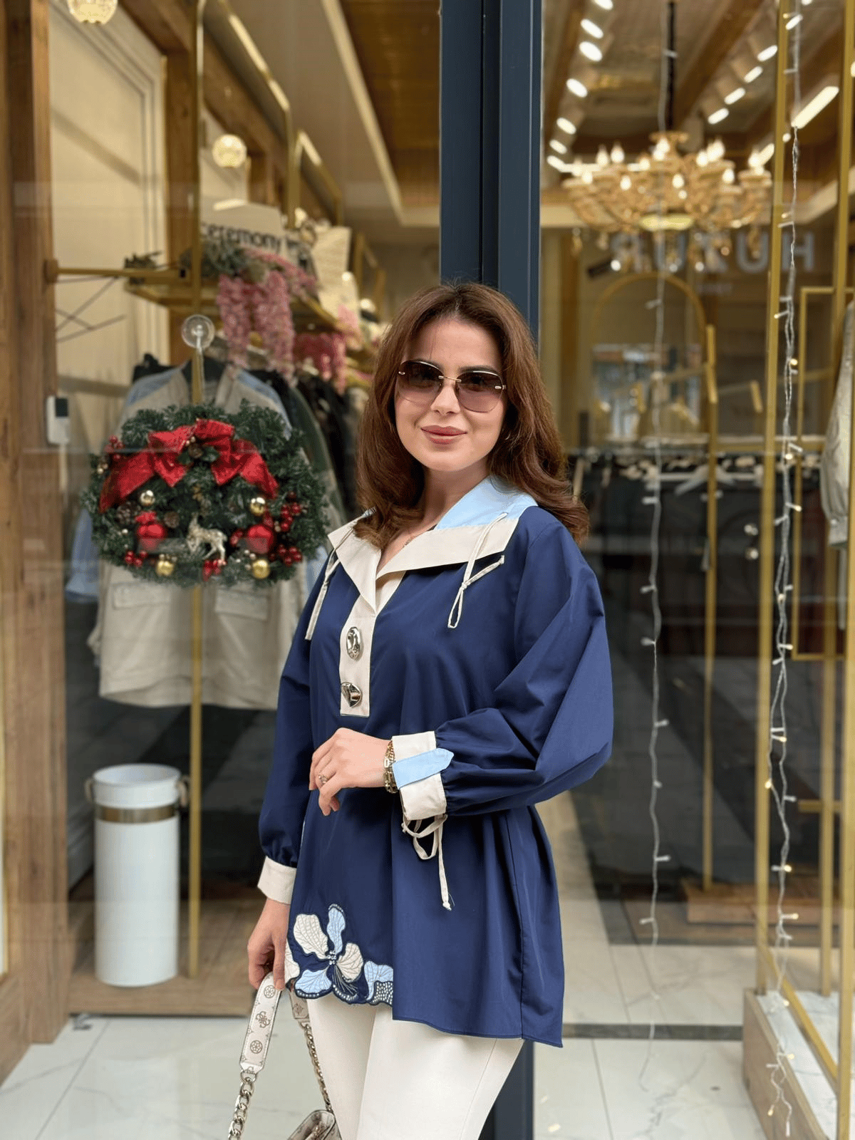 MY312-ÖNÜ NAKIŞLI TUNİK