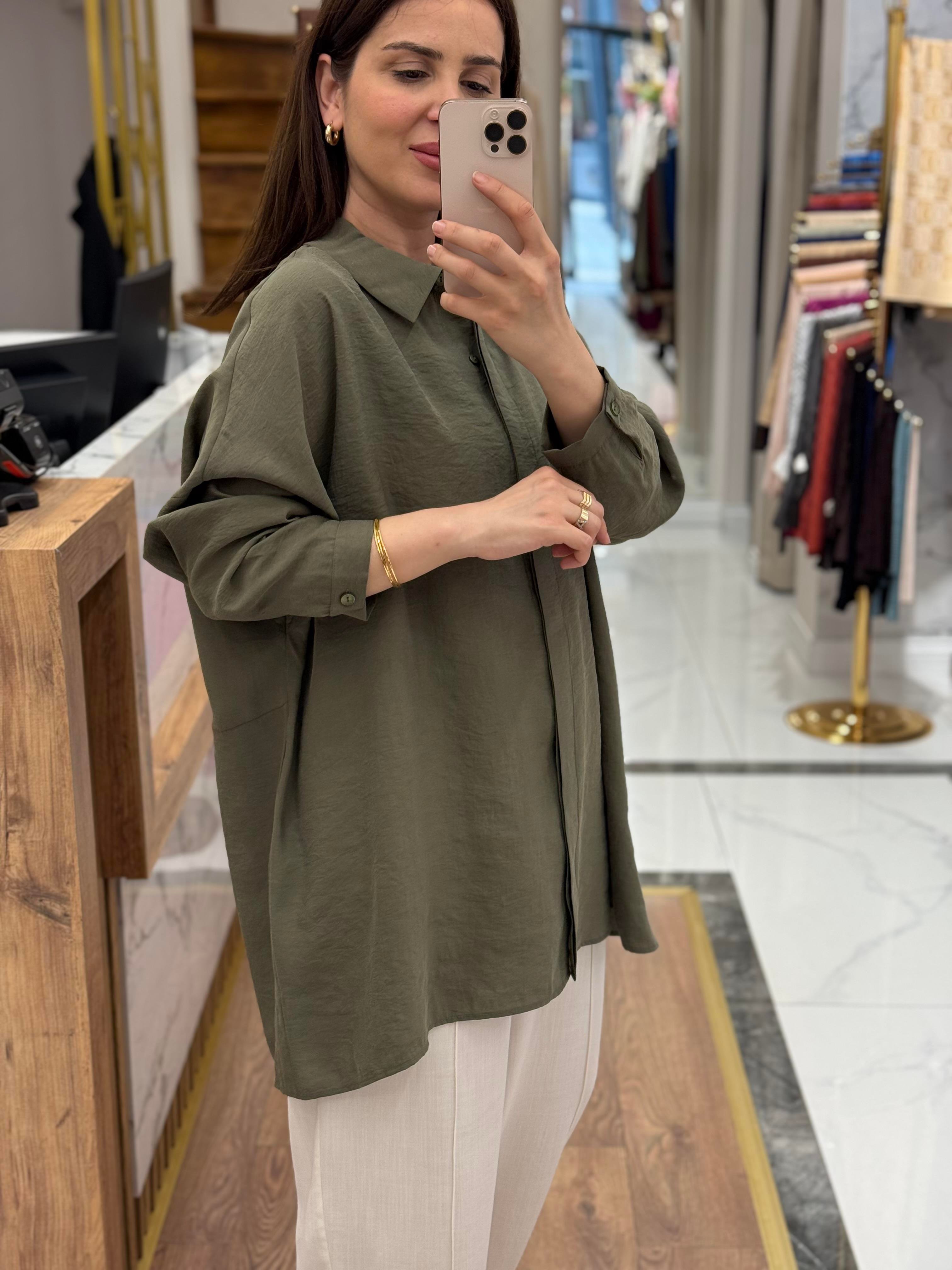 NUSS TENCEL GÖMLEK